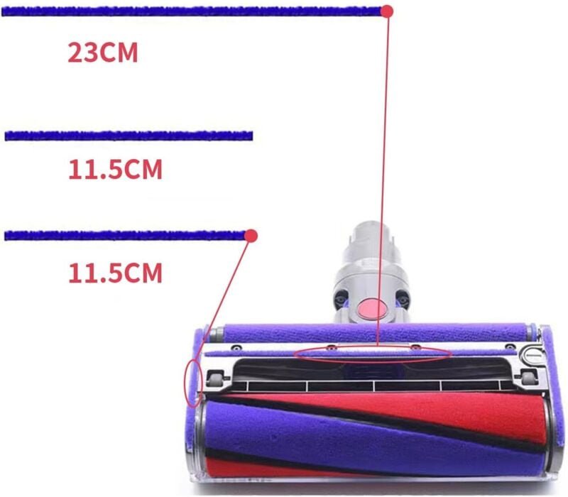 Lot de 13 bandes en peluche pour aspirateur Dyson V6, V7, V8, V10, V11, bandes de rechange, pour brosse électrique, auto...