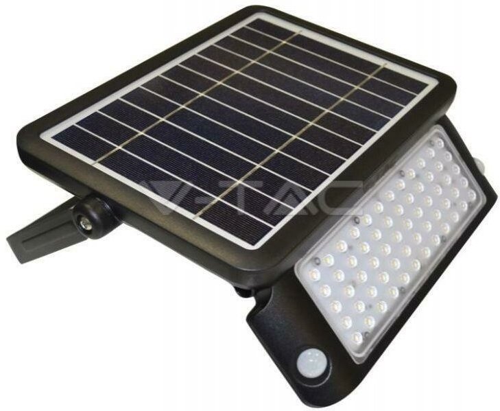 Solar led strahler 10w ip65 4000k copro schwarzlicht naturweiss vt-787-10 9869 - V-tac