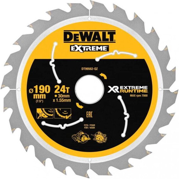 DEWALT KREISSÄGE 190x30mmx24z