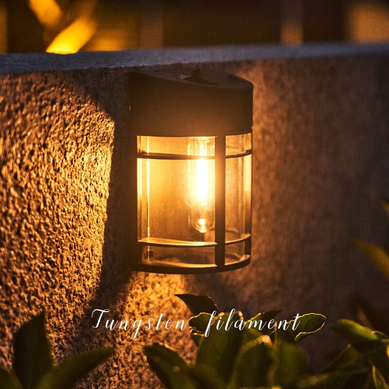 Solar-Gartenlampe für den Außenbereich, 1 Stück Solarleuchte für den Außenbereich mit Wasserdichtigkeit, Retro-LED-Solar...