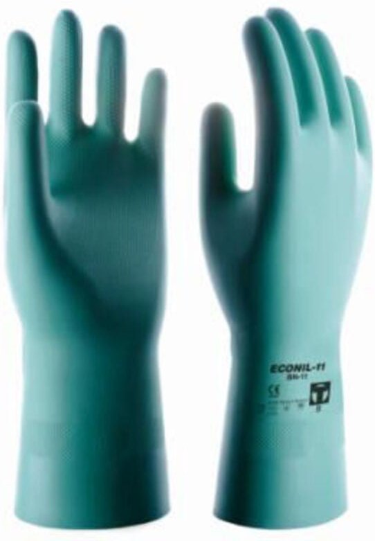 Wirtschaftlicher Satin-Nitril-Handschuh 3L Chemical Sulfatar Cat2 T-7BN11