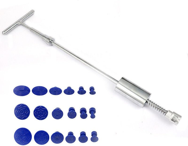 Linghhang - 19-teiliges Dellenreparaturset, Gleithammer, Dellenreparatur für Wohnwagen, Dellenreparatur ohne Lackierung,...