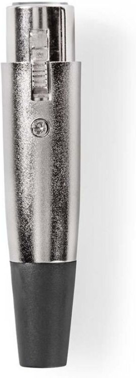 Nedis XLR-Anschluss / Gerade / Buchse / Vernickelt / Lötung / Kabeleingangsdurchmesser: 7.0 mm / Metall / Silber / 25 St...