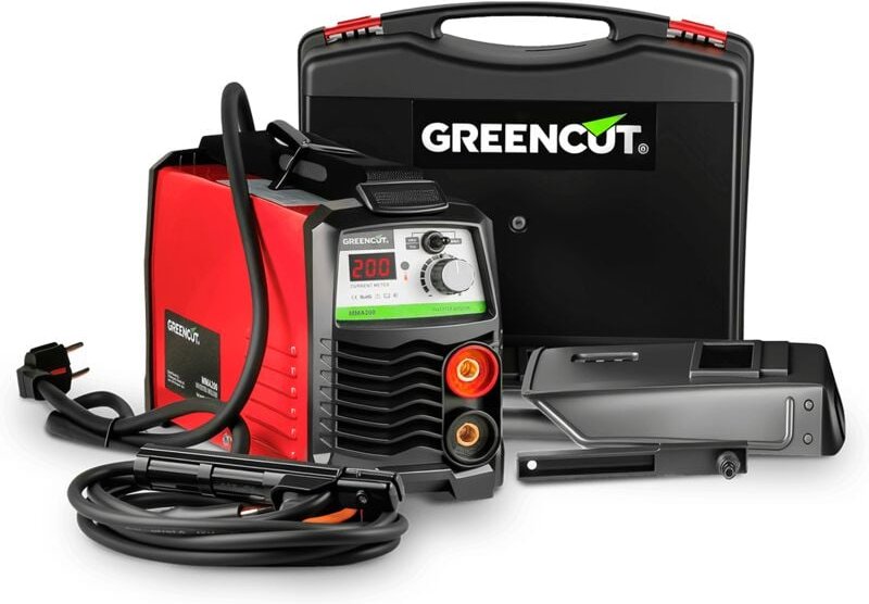 Inverter-Schweißgerät DC MMA 220-240 V iGBT mit Turbolüfter und LCD-Display – GREENCUT