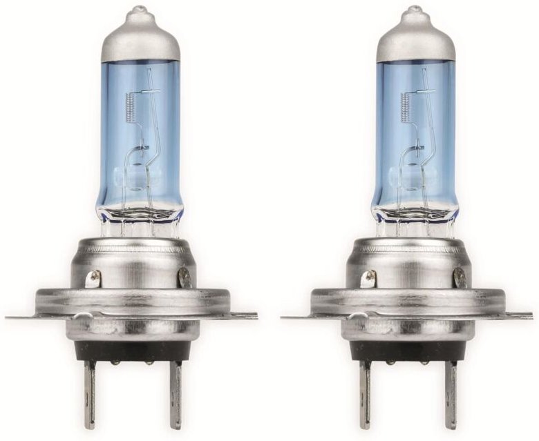 EUFAB Halogen-White Power Light H7, 12V, 55W, PX26D, 2 Stück