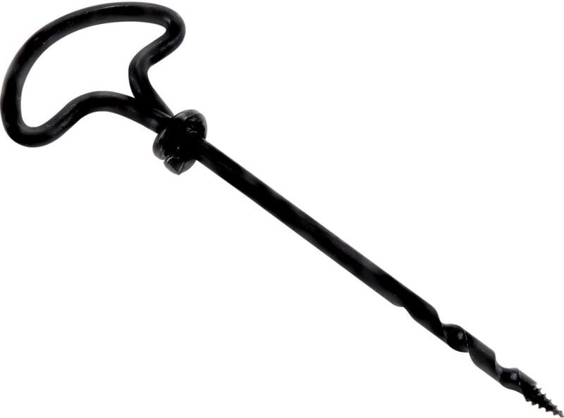 Dönges - Knotenbohrer ø 4 mm Handlochbohrer Kastanienbohrer poliert mit lackiertem Griff