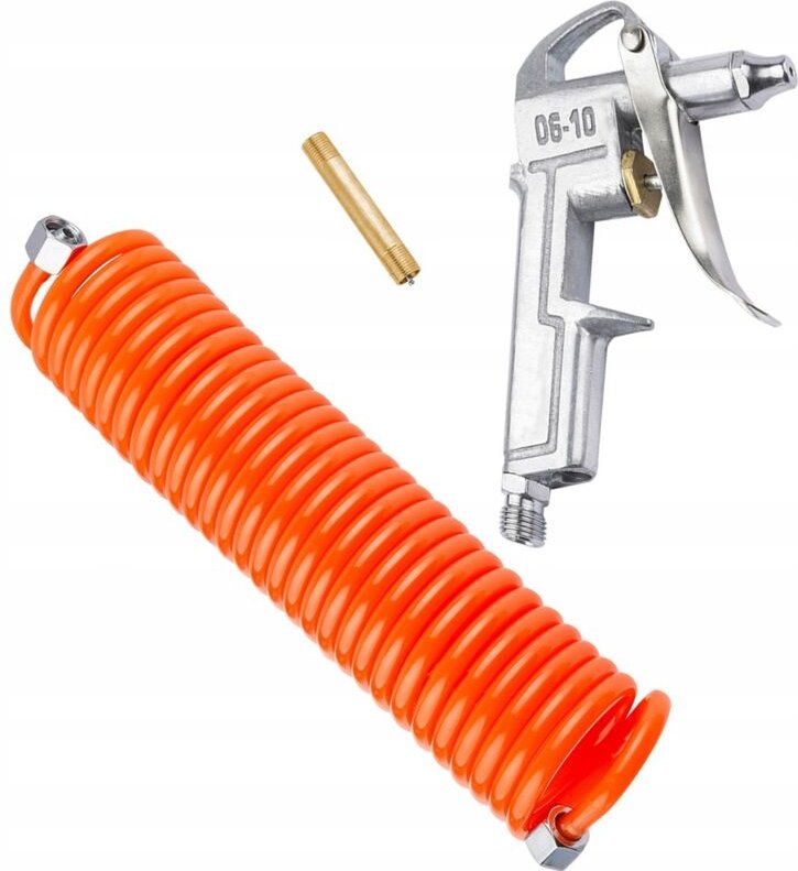 Blaspistole mit Spiralschlauch