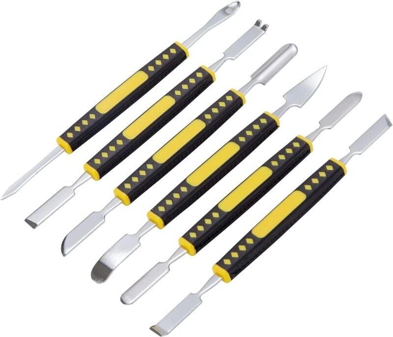 Thumbnail - Elektronik-Reparaturwerkzeuge, doppelseitiges Metall-Spudger-Set, Demontagewerkzeuge für iPad, Tablets, Computer, Telefo...