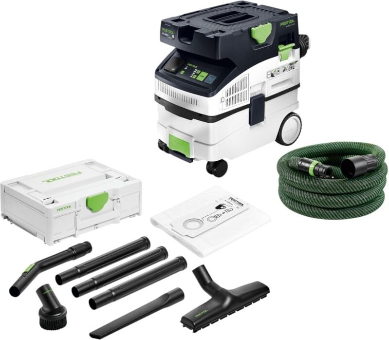 Festool CTL MIDI I CLEANTEC Absaugmobil 1200 Watt 15 l Staubklasse L ( 578309 ) + 7 tlg. Standard Reinigungsset ( 577257...