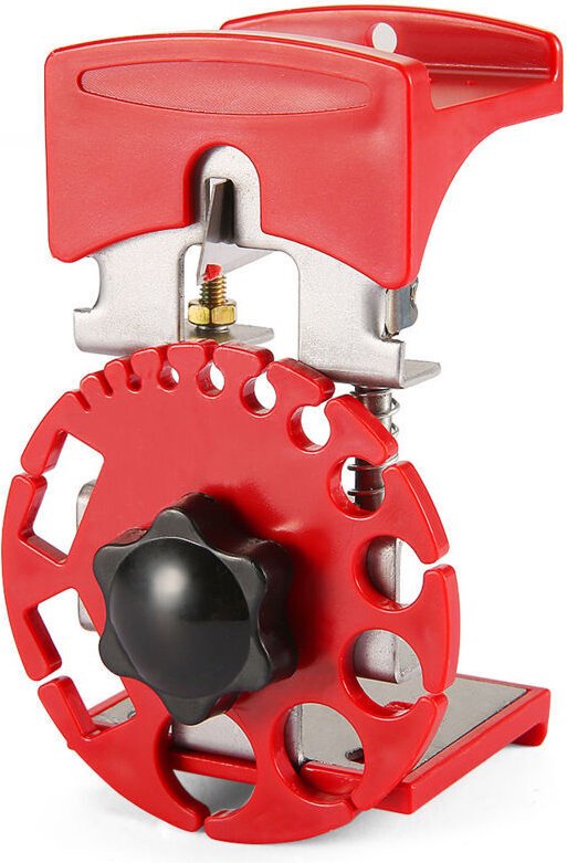 7,5 x 7,5 x 12 cm – Rot – Multifunktionale manuelle Abisolierzange für Elektrokabel, handbetriebene Kupferabisoliermasch...