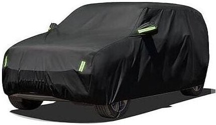 Wasserdichte SUV Autoabdeckung 480 x 175 x 150cm Schwarz Outdoor