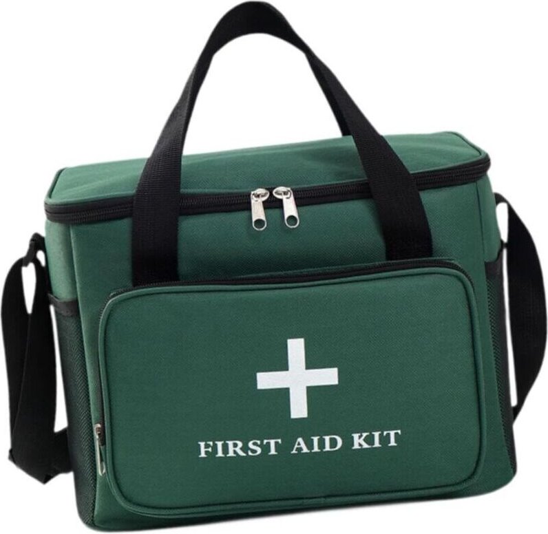 Leerer Erste-Hilfe-Kasten, großes Fassungsvermögen, leicht, mehrere Fächer, ideal für Outdoor-Aktivitäten und Bootsfahrt...