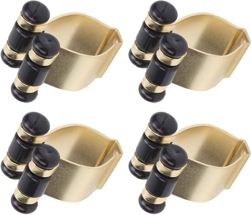 Pool-Queue-Halter, 4 Stück Pool-Queue-Locator-Clip-Halter, Stangenhalter, Clips, Wandhalterung - Lablanc