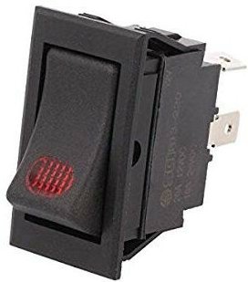 Wippschalter mit Kontrollleuchte Led 12Vdc OFF-ON Groß