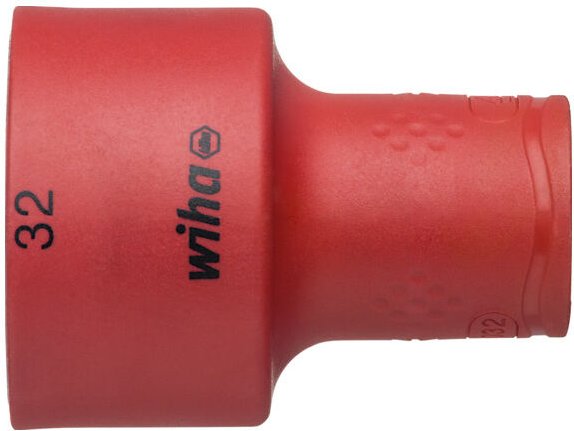 Steckschlüsseleinsatz isoliert 1/2' Außensechskant 32,0 mm (43087) - Wiha