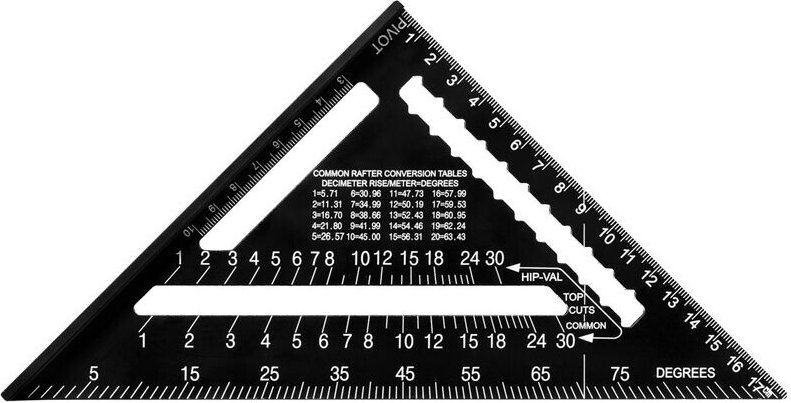 Sola - Sparrenwinkel Winkel Lineal Anschlagwinkeldreieck Metrisch 185mm rs 18