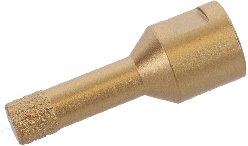 Profi Fliesenbohrer Fliese 12 mm x M14 Diamantbohrer Winkelschleifer für Trockenbohren in Feinsteinzeug, Wandfliesen und...