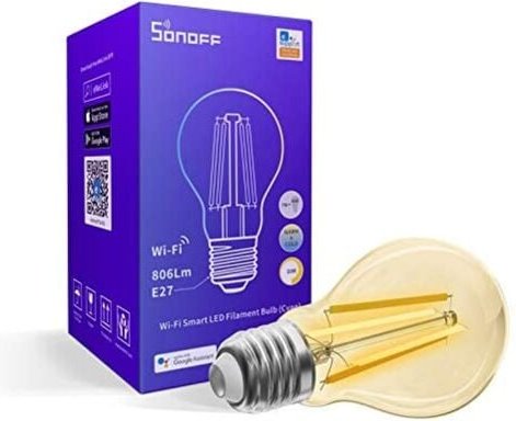 Sonoff - B02-F-A60 Intelligente Beleuchtung Intelligente Glühbirne Wi-Fi Transparent 7 w