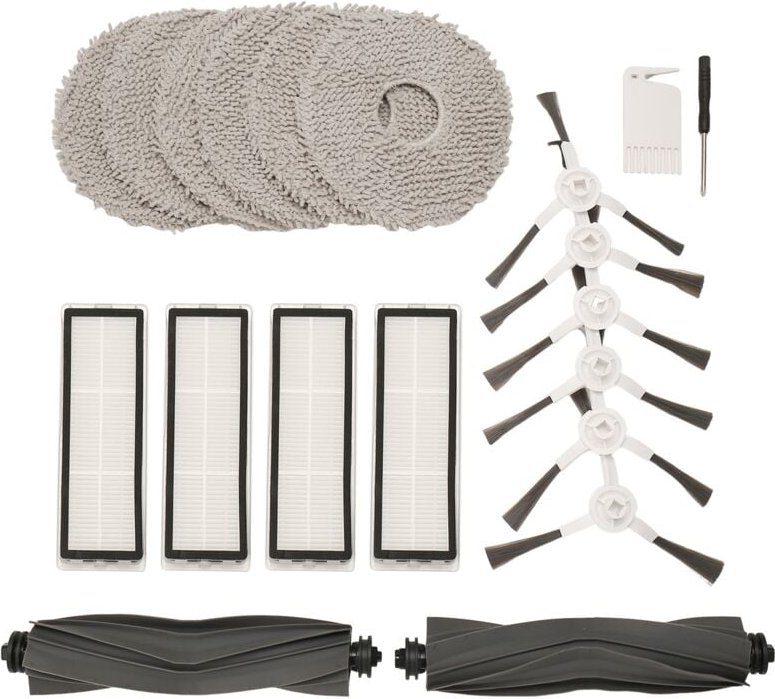Für L10s Ultra / Pro L10 für X10 + Staubsauger Wichtigsten Seite Pinsel HEPA-Filter Mopp Tuch