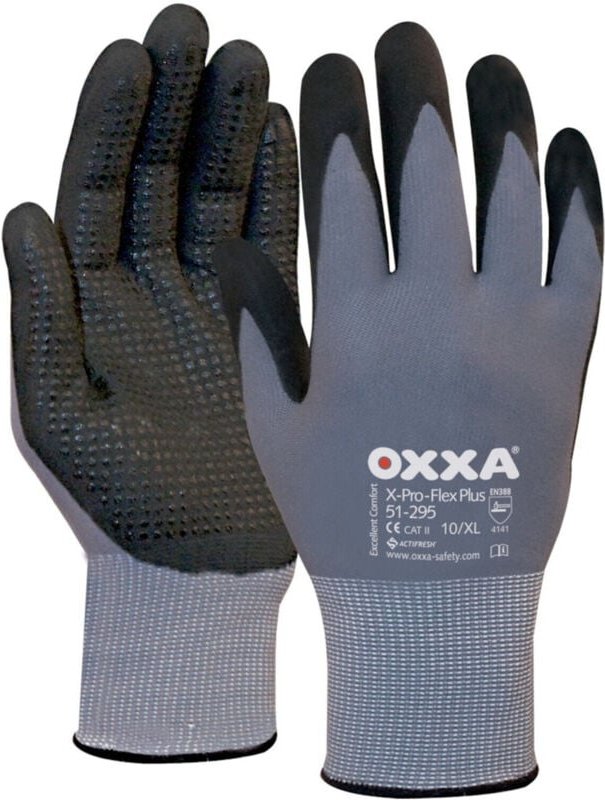 Thumbnail - FP - oxxa Handschuh X-Pro-Flex Plus nft, Gr. 9, schwarz 12 Stk