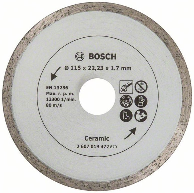 Bosch - Accessories 2607019472 Diamanttrennscheibe Durchmesser 115 mm 1 St.