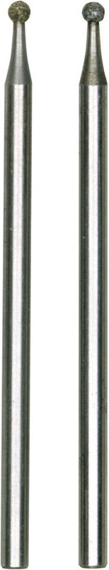 Diamantschleifstifte, Kugel, 1,0 mm, 2 Stück - 28212 - Proxxon