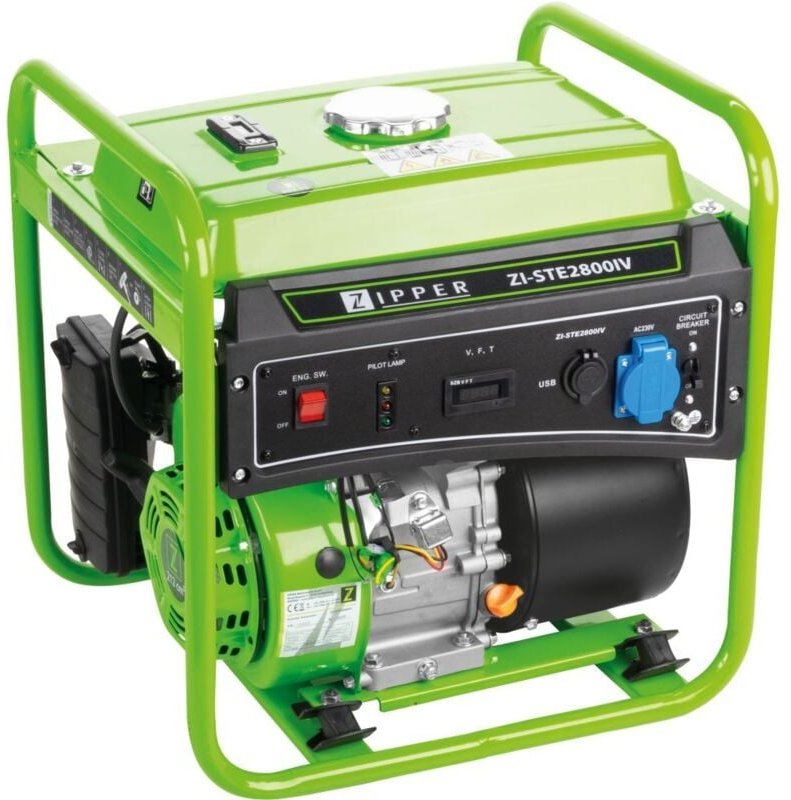 Zipper Inverter Stromerzeuger Notstromaggregat Benzin Generator 230 V 4000W