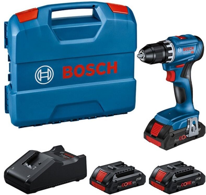Thumbnail - Akku-Bohrschrauber gsr 18V-45, 3 x ProCORE18V 4.0Ah und Lader im L-Case - Bosch
