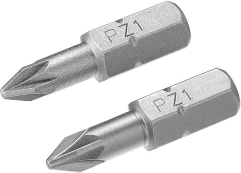 2 Pozidriv Pz1 25mm Bits STY-STA61040-XJ