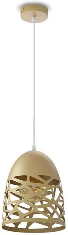 V-TAC VT-7200 Pendant Light 1MT E27 Elegant Stylish Metall Champagne Gold Ф200mm IP20 - SKU 3823