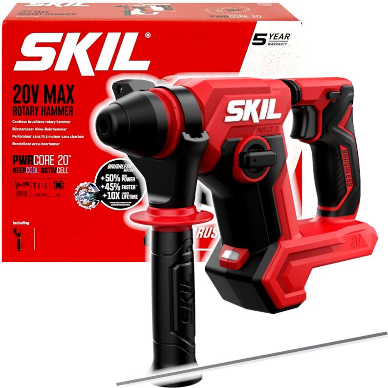 Skil 20V 3821 CA SDS-plus 1,5J Akku-Bohrhammer (ohne Batteriebox)
