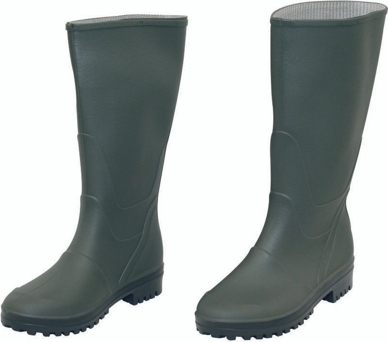 Grüne Knie-Pvc-Stiefel N 43