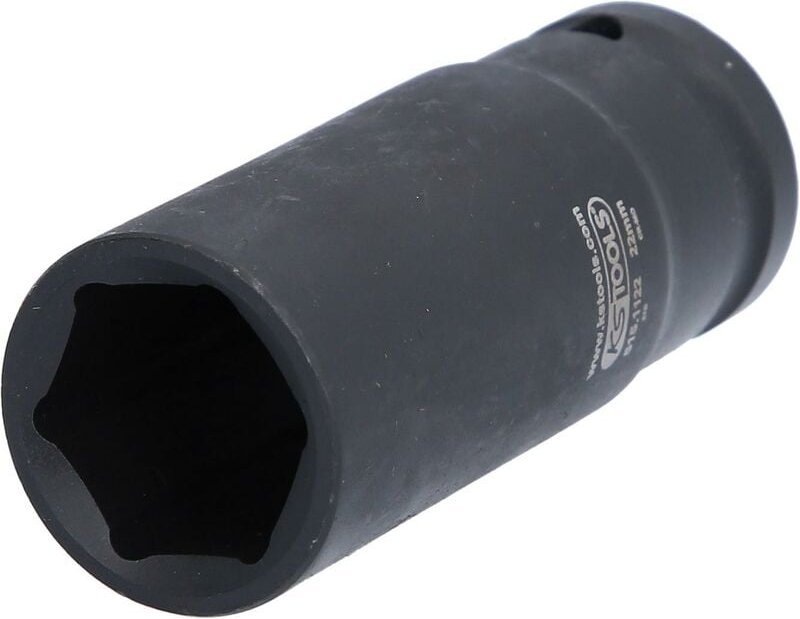 1/2' Sechskant-Kraft-Stecknuss, lang, 22mm