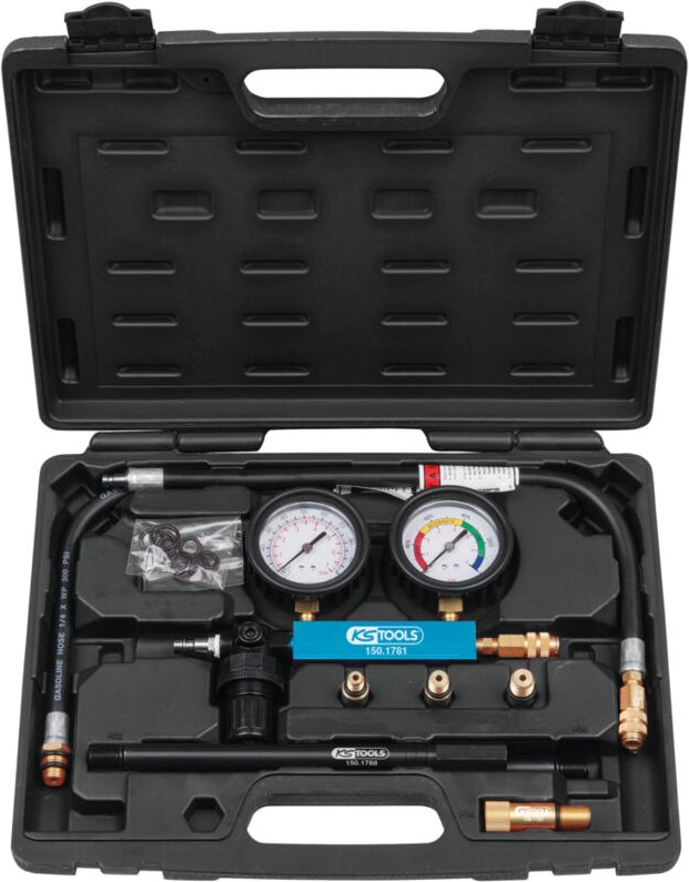 Ks Tools Zylinder-Druckverlust-Tester, 9-tlg