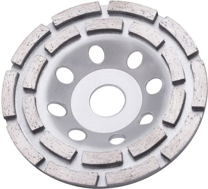 Hochwertige Standard-Diamantschleifscheibe - 125 mm x 22,2 mm - Für Beton, Gips, Granit, Harz, Fliesenkleber, Naturstein...