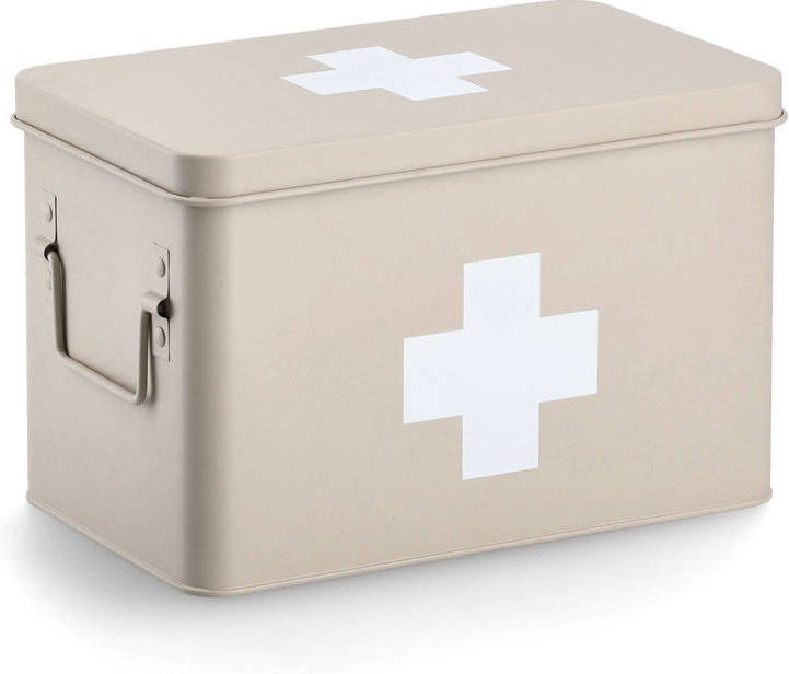 Verbandskasten in Dosenform, 32 x 20 x 21 cm