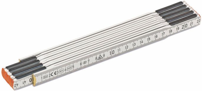 Cimco Gliedermaßstab 2m, Holz 210004