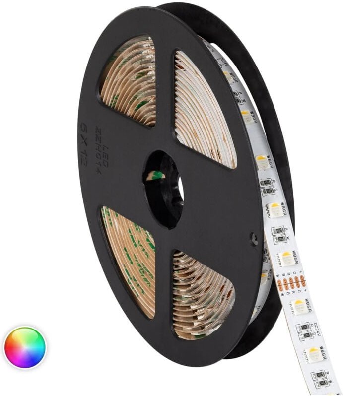 Thumbnail - Led-Streifen Rgbw 4000k 24v 12w/m 60led/m Ip20 5m Eco C75820