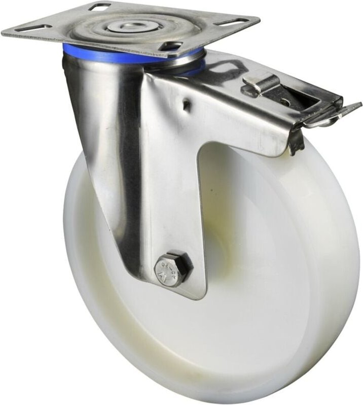 Lenkrolle mitFst. er Rad 200mm 180 kg Tragfür 137L - Bs Rollen