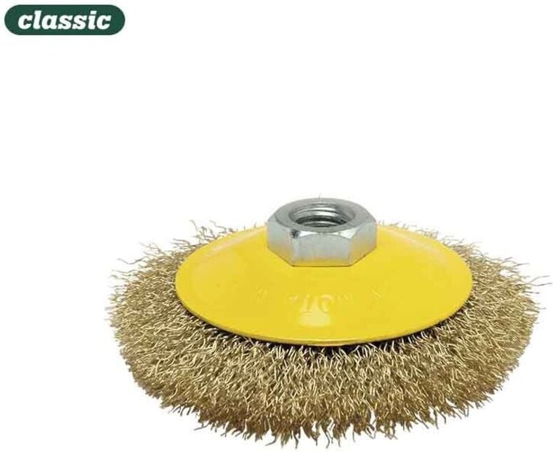 Mota - Konische Drahtbürste degewellter Draht 100mm fho100