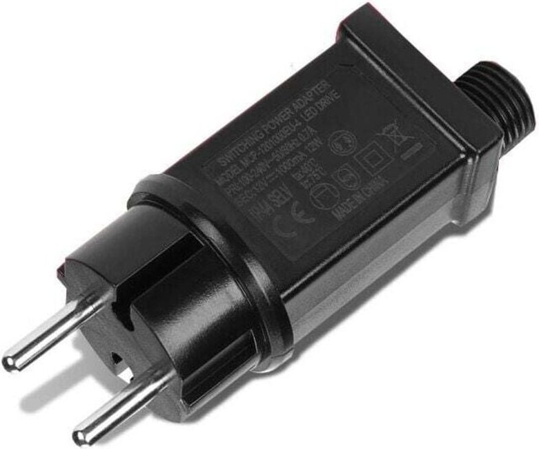 Ulisem - 12V LED-Netzteil, IP44 LED-Transformator Niederspannungs-LED-Adapter-Treiber für Weihnachtsbeleuchtung, Lichter...