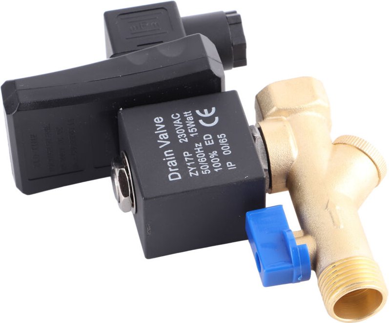 Ej.life - Automatisches Ablassventil Pneumatische Regelventile G1 / 2 DN15 elektronisches zeitgesteuertes Ablassventil f...