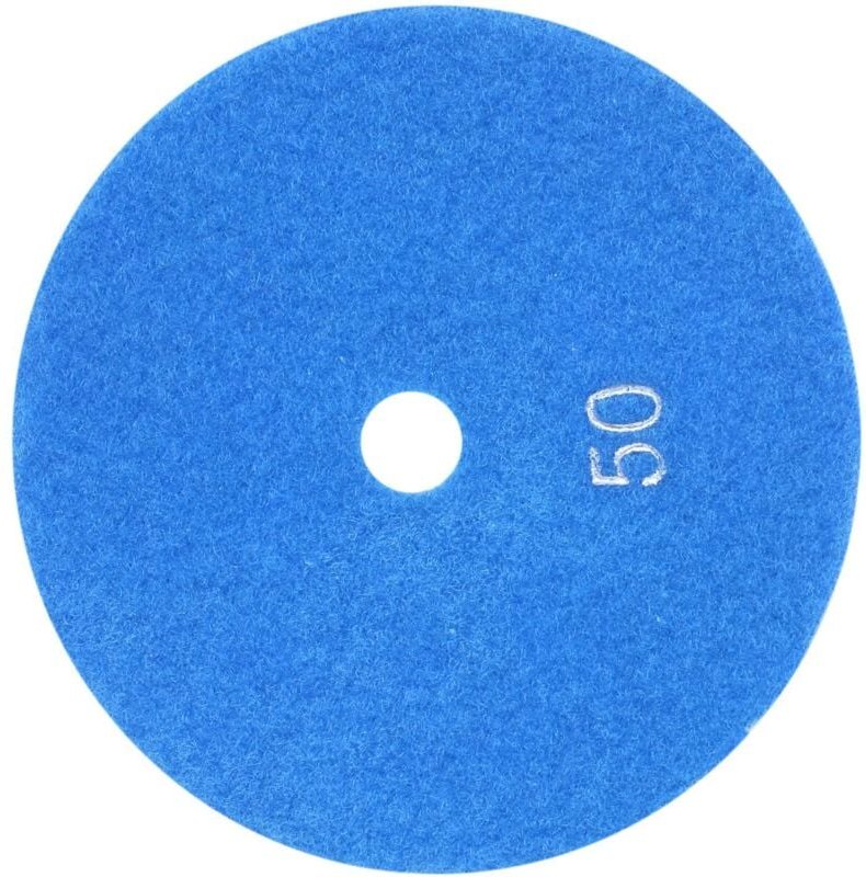 5 125Mm Wet Diamond Polishing Pads Marmor KöRnungen 50