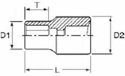 Glas, 1/4, 11mm Tengtools M140511-C 25670803