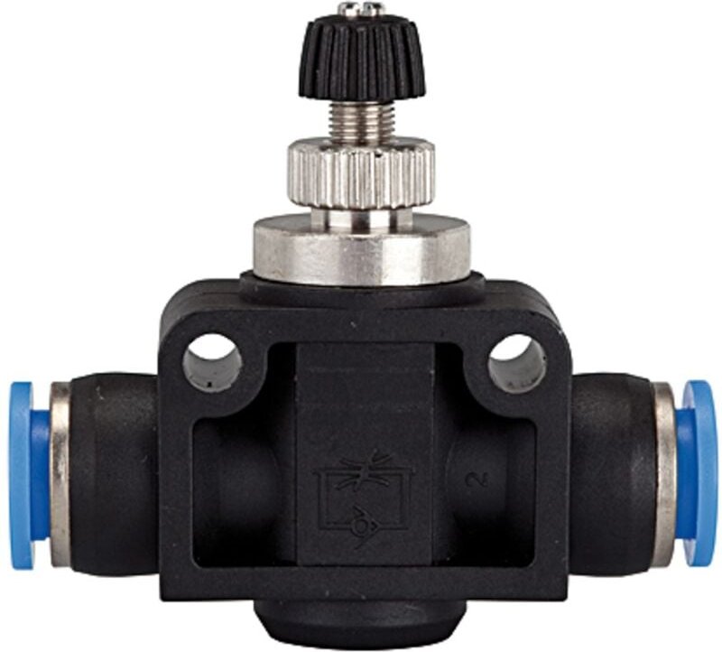 Riegler Drosselrückschlagventil »Blaue Serie«, Steckanschluss, Schl.-Ø 6