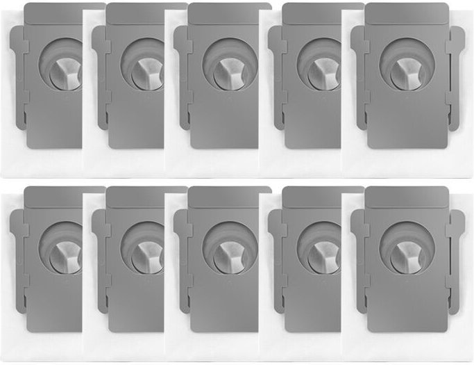 10er-Pack Staubsaugerbeutel für iRobot Roomba i7 i7+ i7 Plus S9 S9+ i3 i3+ j7 j7+ E5 E6 E7 für iRobot Ersatzbeutel für i...