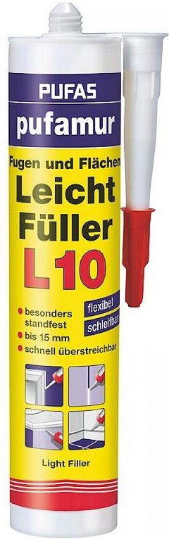 Thumbnail - PUFAS Pufamur Fugen und Flächen Leichtfüller L10 310ml 034601000