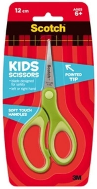 Scotch™ Kinderschere, ab 6 Jahren, spitze Klinge, ergonomisch, 12 cm