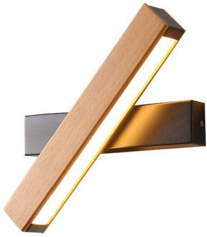 Led Wandleuchte Innenwandlampe 360° drehbar 4w warmes Licht Wandlampe geeignet für Wohnzimmer Flur Schlafzimmer