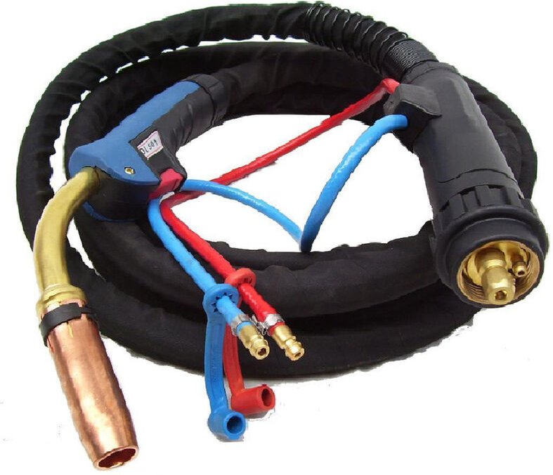 Schweißbrenner MB501 4 Meter wassergekühlt MIG MAG Brenner 550A Schlauchpaket Schutzgas